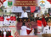 Plt. Bupati Lampung Tengah Komang Koheri Pimpin Upacara HUT Ke-81 RI