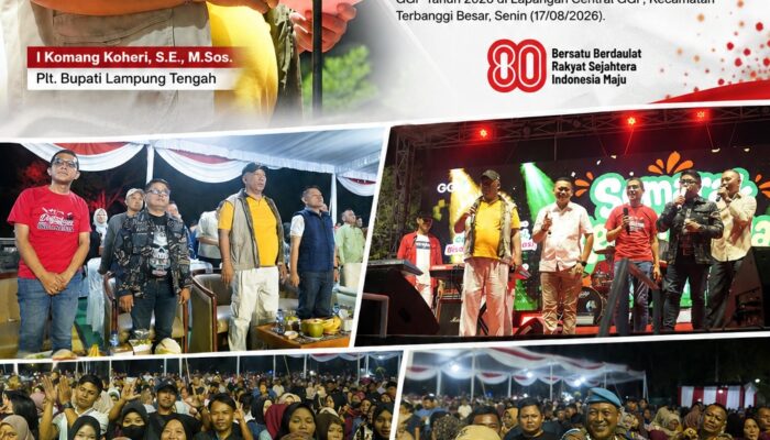 HUT ke-81 RI, Plt. Bupati Lamteng Ajak GGF Perkuat Kolaborasi dan Gotong Royong