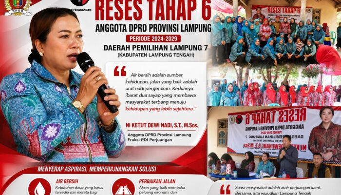 Ni Ketut Dewi Nadi Serap Aspirasi Warga Padang Ratu, Air Bersih dan Perbaikan Jalan Jadi Usulan Prioritas