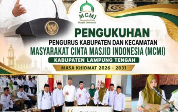 Pengurus MCMI Lamteng Dikukuhkan, Plt. Bupati Komang Koheri Tekankan Masjid sebagai Pusat Pembinaan Umat