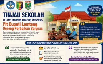 Tinjau Sekolah di Seputih Raman Bersama Gubernur, Plt. Bupati Lampung Tengah Dorong Perbaikan Sarpras