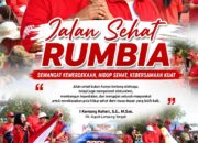 Jalan Sehat di Rumbia Meriah, Plt. Bupati Lamteng Ajak Masyarakat Jaga Kebugaran Dan Kebersamaan