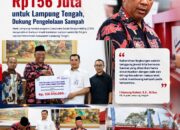 CSR Bank Lampung Rp156 Juta Untuk Lampung Tengah, Dukung Pengelolaan Sampah
