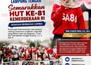Diskominfotik Lamteng Semarakkan HUT ke-81 RI Dengan Beragam Lomba