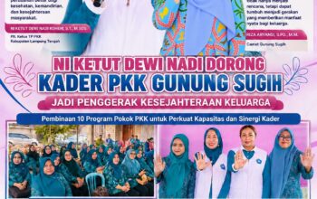 Ni Ketut Dewi Nadi Dorong Kader PKK Gunung Sugih Jadi Penggerak Kesejahteraan Keluarga dan Masyarakat