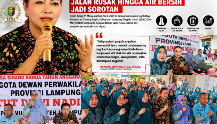 Ni Ketut Dewi Nadi Serap Aspirasi Warga Gunung Sugih, Air Bersih dan Perbaikan Jalan Jadi Sorotan Masyarakat