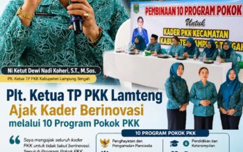 Plt. Ketua TP PKK Lamteng Ajak Kader Berinovasi melalui 10 Program Pokok PKK