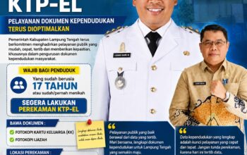 Disdukcapil Lamteng Imbau Warga Segera Rekam KTP-el, Pelayanan Dokumen Kependudukan Terus Dioptimalkan