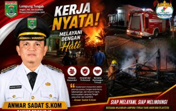 Kebakaran Gubuk Padi di Tempuran Trimurjo, Diduga Akibat Korsleting Listrik