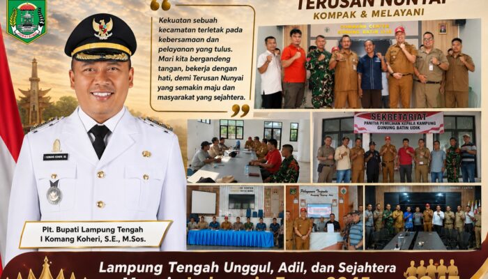 Forkopimcam Terusan Nunyai Lampung Tengah Monitoring Penjaringan Bakal Calon Kakam di Lima Kampung