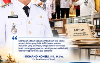Pemkab Lampung Tengah Perkuat Tata Kelola Kearsipan melalui Pendampingan ANRI