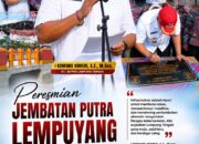 Jembatan Putra Lempuyang Diresmikan, Akses Warga Way Pengubuan Makin Lancar