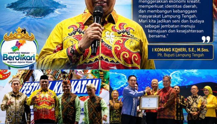 Festival Krakatau XXXV 2026 Dibuka, Plt. Bupati Lamteng Dorong Sinergi Antardaerah Perkuat Pariwisata dan Ekonomi Kreatif