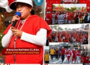 Plt. Ketua TP PKK Lamteng Lepas Jalan Sehat HUT ke-81 RI di Bangun Rejo, Semarak dengan Doorprize