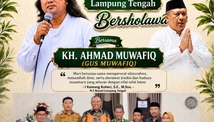 Rapat Persiapan Pengajian Akbar dan Lampung Tengah Bersholawat, Plt. Bupati Tekankan Kekompakan