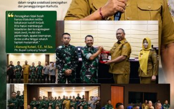 Plt. Bupati Lamteng Terima Tim Penyuluh Karhutla Mabes TNI, Perkuat Sinergi Pencegahan Kebakaran