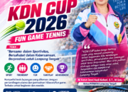 PERWOSI Lampung Tengah Gelar KDN CUP 2026, Ajak Masyarakat Semarakkan Fun Game Tennis