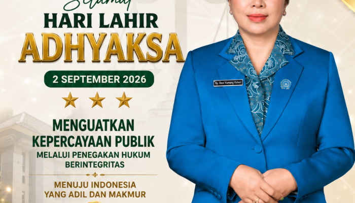 HUT ke-81 Adhyaksa, Plt. Ketua TP PKK Lamteng Dorong Penguatan Kepercayaan Publik melalui Penegakan Hukum Berintegritas