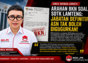 Ketua NGO-JPK Uncu Wenda Soroti Arahan BKN soal Perda SOTK Lampung Tengah