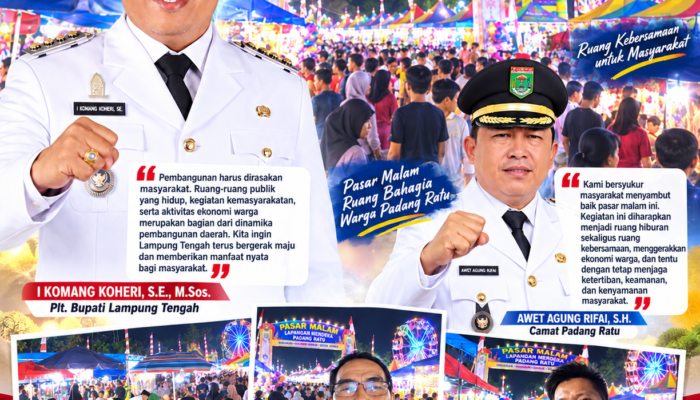Pasar Malam Perdana di Padangratu Jadi Kebanggaan Warga, Awan: Alhamdulillah Kecamatan Kini Satu Tingkat Lebih Maju