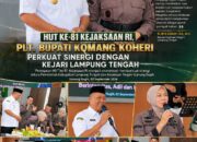 HUT Ke-81 Kejaksaan RI, Plt. Bupati Komang Koheri Perkuat Sinergi dengan Kejari Lamteng