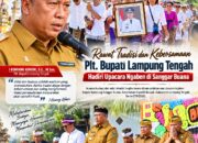 Rawat Tradisi, Plt. Bupati Lampung Tengah Hadiri Upacara Ngaben di Kampung Sanggar Buana