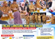 Plt. Bupati Lamteng Tinjau Langsung Penetrasi Pasar, Pastikan Harga Kebutuhan Pokok Terjangkau