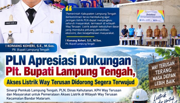 PLN Apresiasi Dukungan Plt. Bupati Lampung Tengah, Akses Listrik Way Terusan Didorong Segera Terwujud