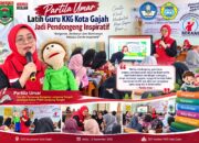 Partila Umar Latih Guru KKG Kota Gajah Lampung Tengah Jadi Pendongeng Inspiratif
