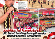 Hadiri Hari Jadi Pramuka ke-65, Plt. Bupati Lampung Tengah Dorong Pramuka Bentuk Generasi Berkarakter