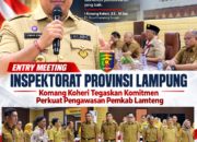 Entry Meeting Inspektorat Provinsi Lampung, Plt. Bupati Lamteng Komitmen Perkuat Pengawasan Pemkab
