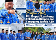 Pimpin Apel, Plt. Bupati Lamteng Tekankan Disiplin Dan Tanggung Jawab ASN