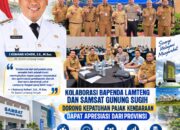 Kolaborasi Bapenda Lamteng dan Samsat Gunung Sugih Dorong Kepatuhan Pajak Kendaraan Dapat Apresiasi Dari Provinsi