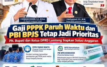 Gaji PPPK dan PBI BPJS Tetap Jadi Prioritas, Plt. Bupati dan Ketua DPRD Lampung Tengah Siapkan Solusi Anggaran