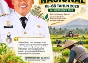 Hari Tani Nasional ke-66, Komang Koheri Apresiasi Perjuangan Petani Jaga Ketahanan Pangan