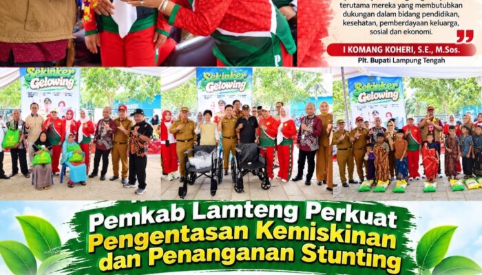 SEKINKER GELOWING Hadir di Anak Tuha, Pemkab Lamteng Perkuat Pengentasan Kemiskinan dan Stunting