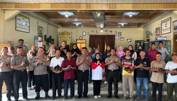 Tatap Muka Bersama Warga Wira Bangun, Kapolres Mesuji Serukan Jaga Kamtibmas 