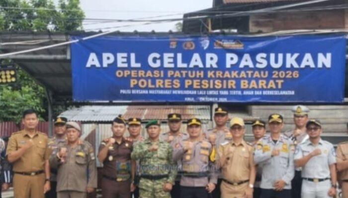 Pemkab Pesisir Barat Dukung Operasi Patuh Krakatau 2026