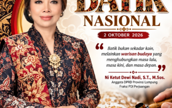 Hari Batik Nasional 2026, Ni Ketut Dewi Nadi: Batik Bukan Sekadar Kain, Melainkan Warisan Budaya Bangsa
