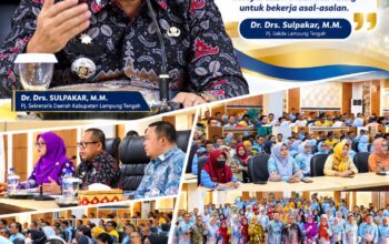 Pj. Sekda Sulpakar Lanjutkan Pembinaan ASN untuk Perkuat Kinerja Pemkab Lamteng