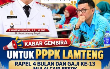 Kabar Gembira untuk PPPK Lamteng, Rapel 4 Bulan dan Gaji ke-13 Mulai Cair Besok