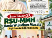 Bukan Sekadar CSR, Rumah Sakit Mitra Mulya Husada Bantu Wujudkan Musala bagi Peserta Didik PKBM Cinta