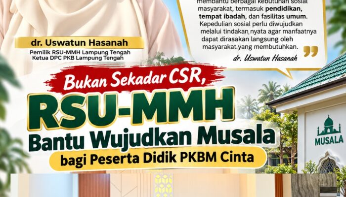 Bukan Sekadar CSR, Rumah Sakit Mitra Mulya Husada Bantu Wujudkan Musala bagi Peserta Didik PKBM Cinta