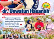 dr. Uswatun Hasanah Ikut Meriahkan CFD Taman Tugu Canang Gunung Sugih