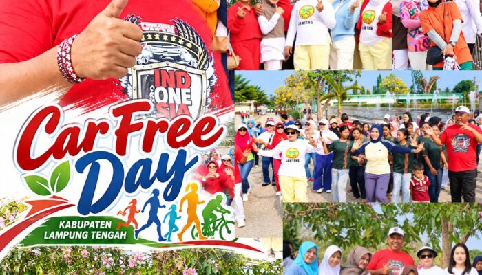 Plt. Bupati Lamteng: CFD Taman Tugu Canang Harus Jadi Ruang Publik yang Produktif bagi Masyarakat