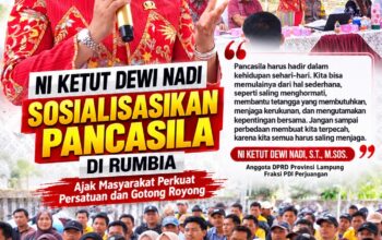 Dewi Nadi Sosialisasikan Pancasila di Rumbia, Ajak Masyarakat Perkuat Persatuan dan Gotong Royong