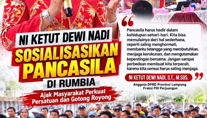 Dewi Nadi Sosialisasikan Pancasila di Rumbia, Ajak Masyarakat Perkuat Persatuan dan Gotong Royong