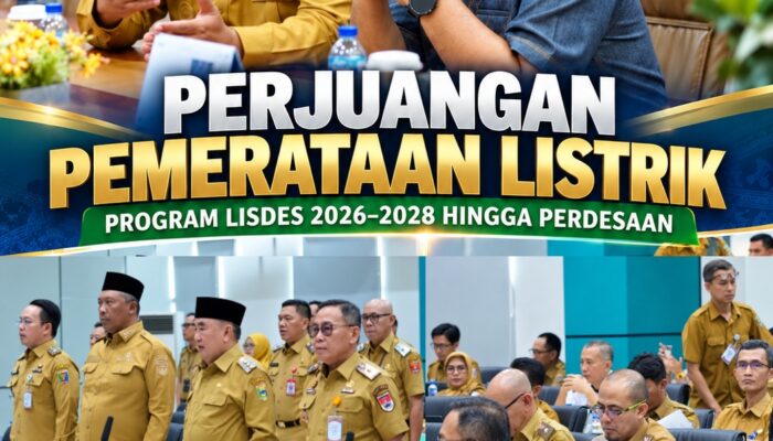 Perjuangkan Pemerataan Listrik, Plt. Bupati Lamteng Dorong Program Lisdes 2026–2028 hingga Perdesaan