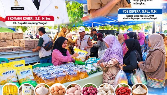 Antusias Warga Hadiri Pasar Murah di Bandar Jaya, Yos Devera: Wujud Kepedulian Pemerintah terhadap Kesejahteraan Rakyat