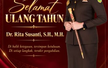 Momentum Ulang Tahun Dr. Rita Susanti, Kajari Lampung Tengah dengan Rekam Jejak Prestasi dan Pengabdian
